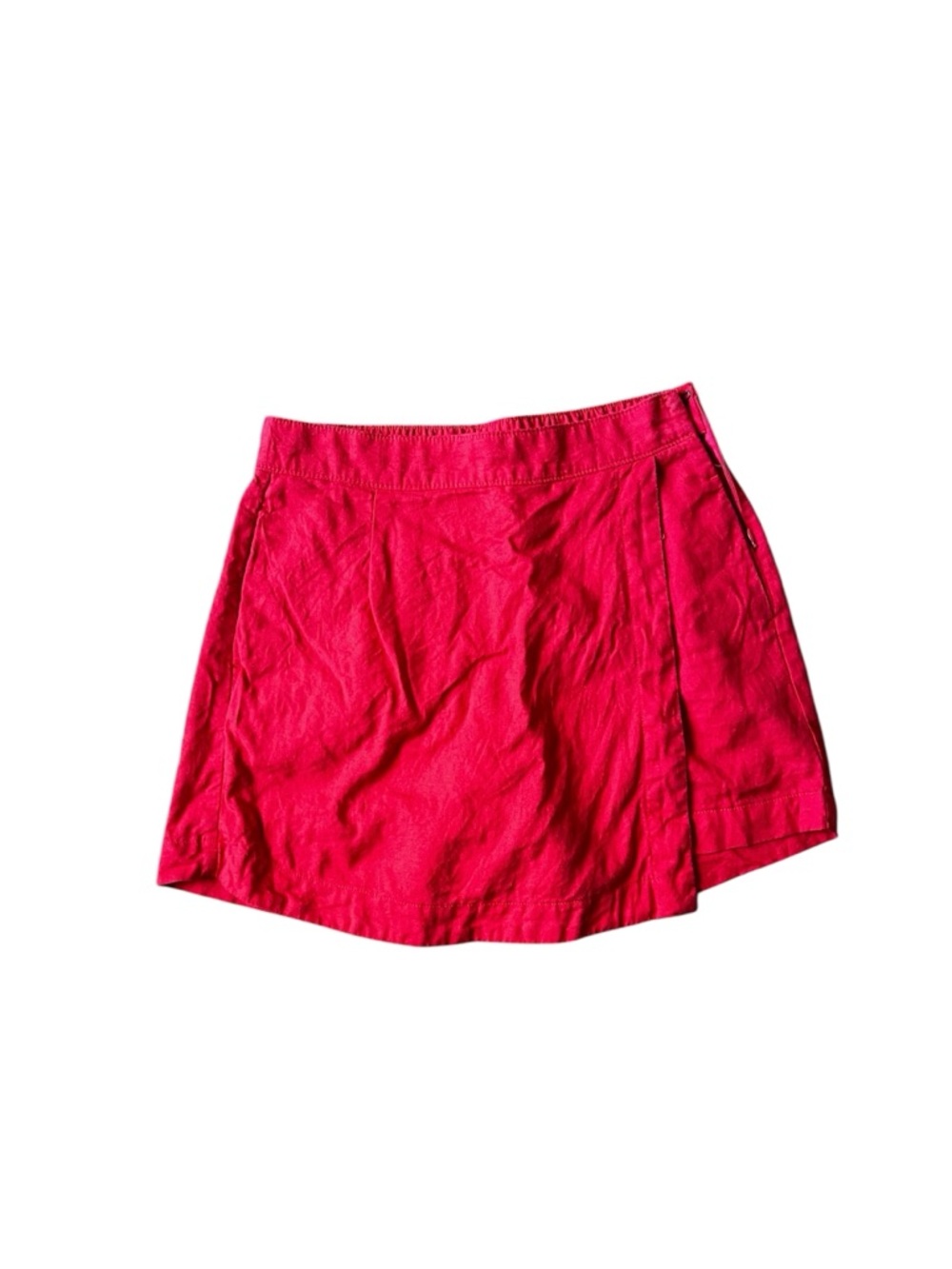St. John's Bay Red Linen Skort